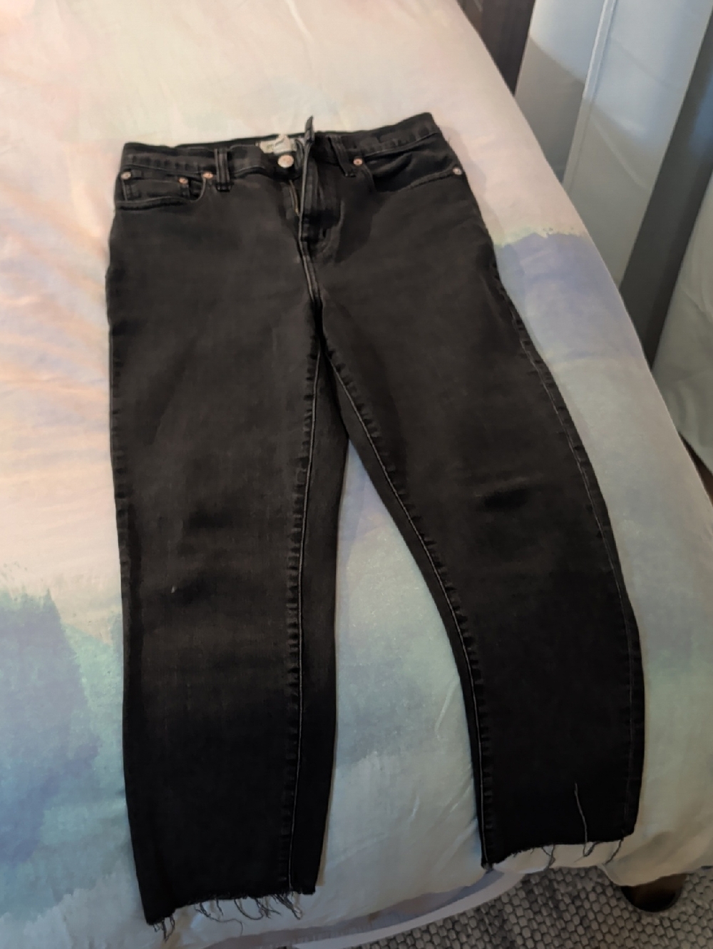 Madewell High Rise Slim Crop Boyjean